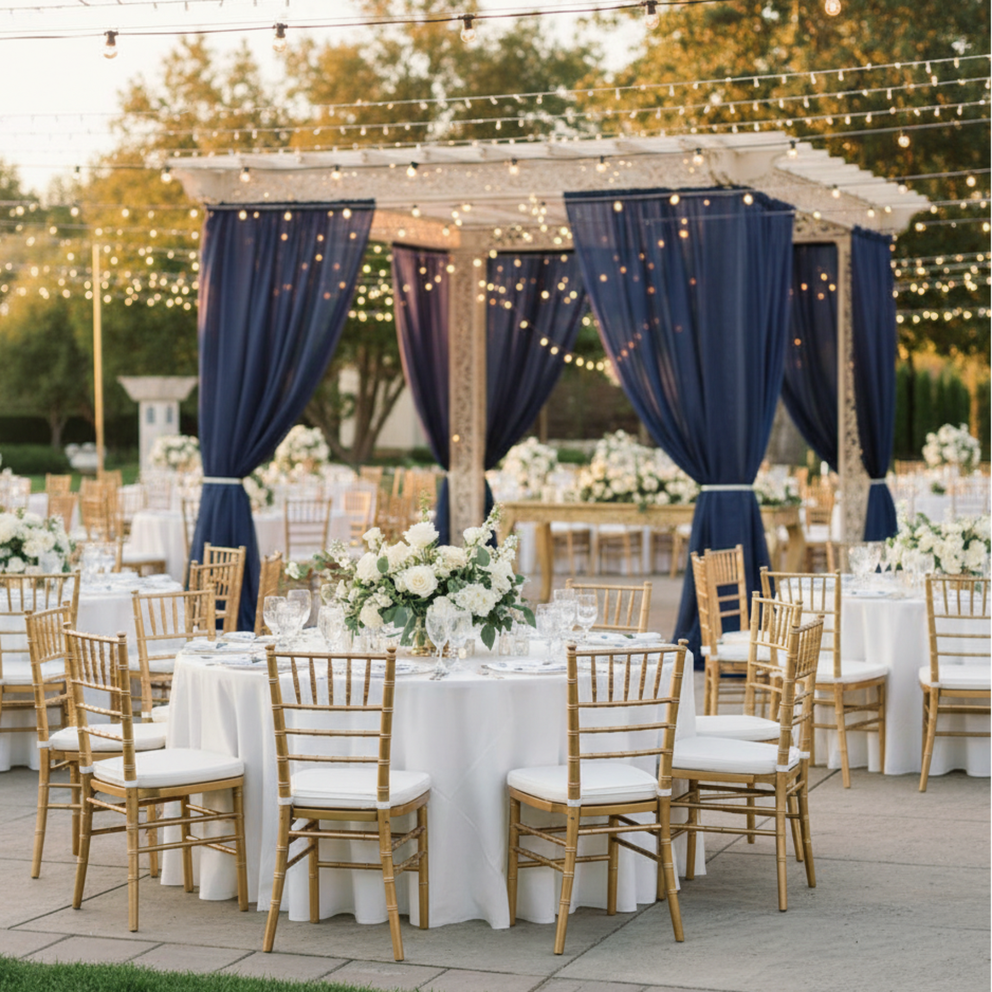 Outdoor Wedding Reception