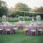 Outdoor Wedding Reception – Victorian Lilac Wisteria 120 Round Satin Tablecloth