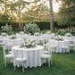 Outdoor Wedding Reception- 120 Round Taffeta Tablecloth