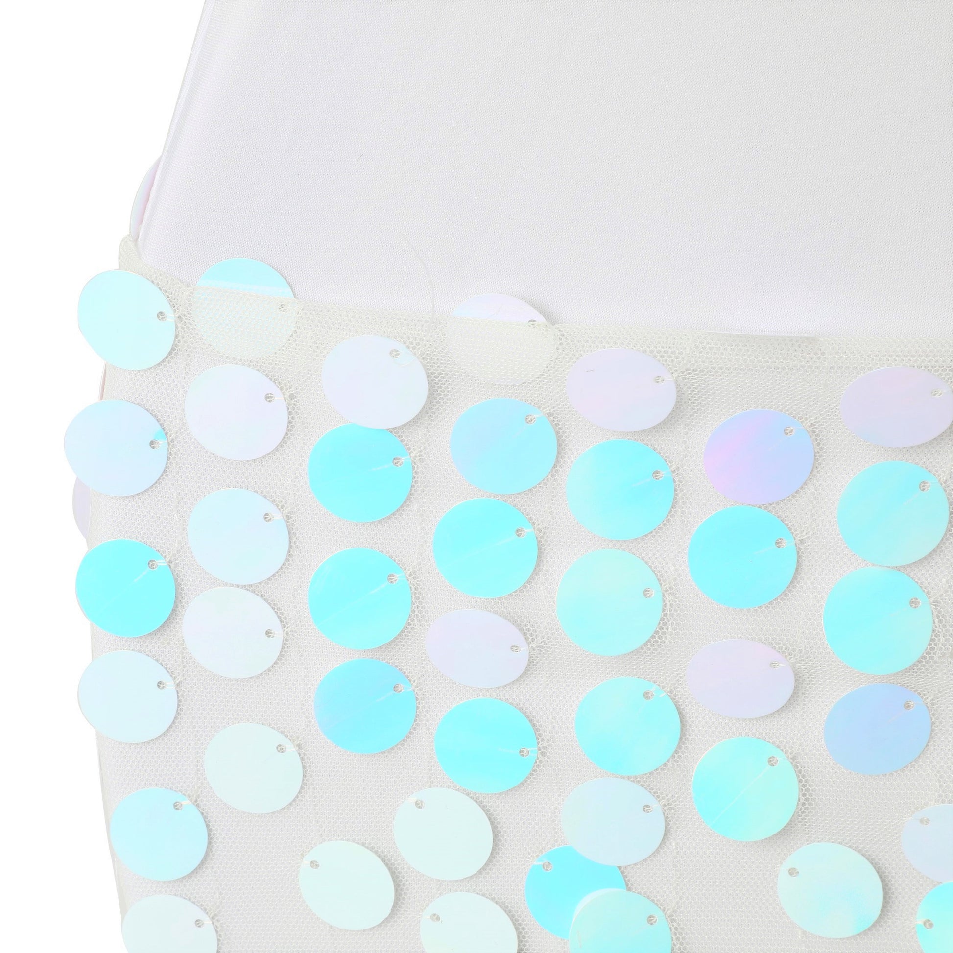 Payette Sequin Chair Bands (5 pcs/pk) - Iridescent White