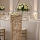 Payette Sequin Chiavari Chair Back Cover - Champagne Mockup
