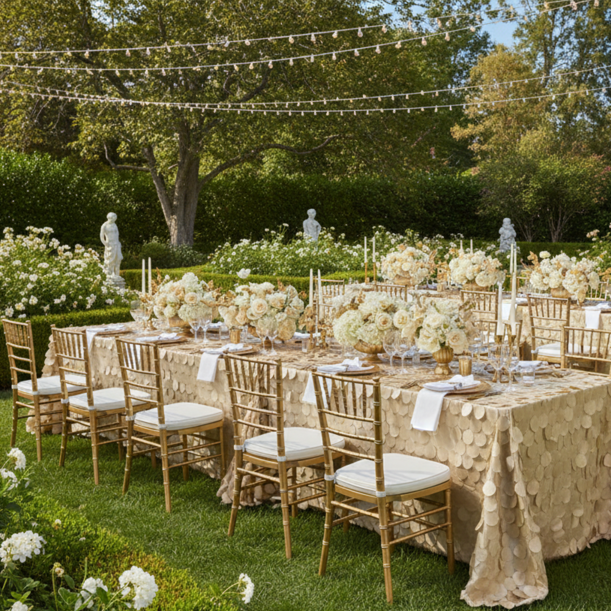 Petal Circle Taffeta - Outdoor Garden