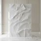 Pleated Crinkle White Fabric displayed in bright elegant room