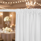 Poly Premier White Drapes Wedding Reception