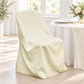 Polyester Folding Chair Cover - Ivory.