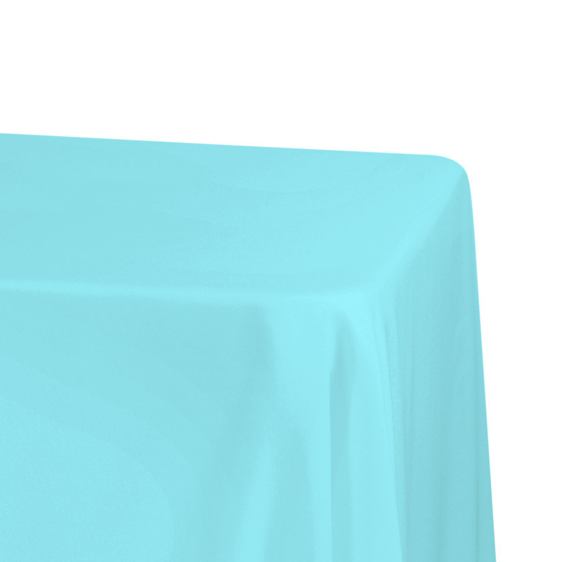 90"x156" Rectangular Oblong Polyester Tablecloth - Pool Blue