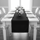 Polyester Table Runner - Black.