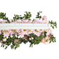Premade Flower Backdrop Arch/Table Runner Decor - Pink