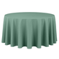 Premium Polyester 108" Round Tablecloth - Eucalyptus front view