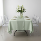 60"x102" Rectangular Premium Polyester Tablecloth - Sage Green.