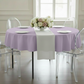 Premium Polyester 90" Round Tablecloth - Lavender.