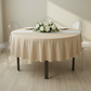 Premium Polyester 90" Round Tablecloth - Nude.
