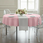 Premium Polyester 90" Round Tablecloth - Pink.