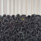roll up flower wall backdrop black video