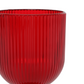 Red Acrylic 11oz Wine Goblets Ripple Design (6 pcs/pk)