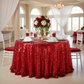Red Large Payette Sequin Tablecloth - Environmental Mockup