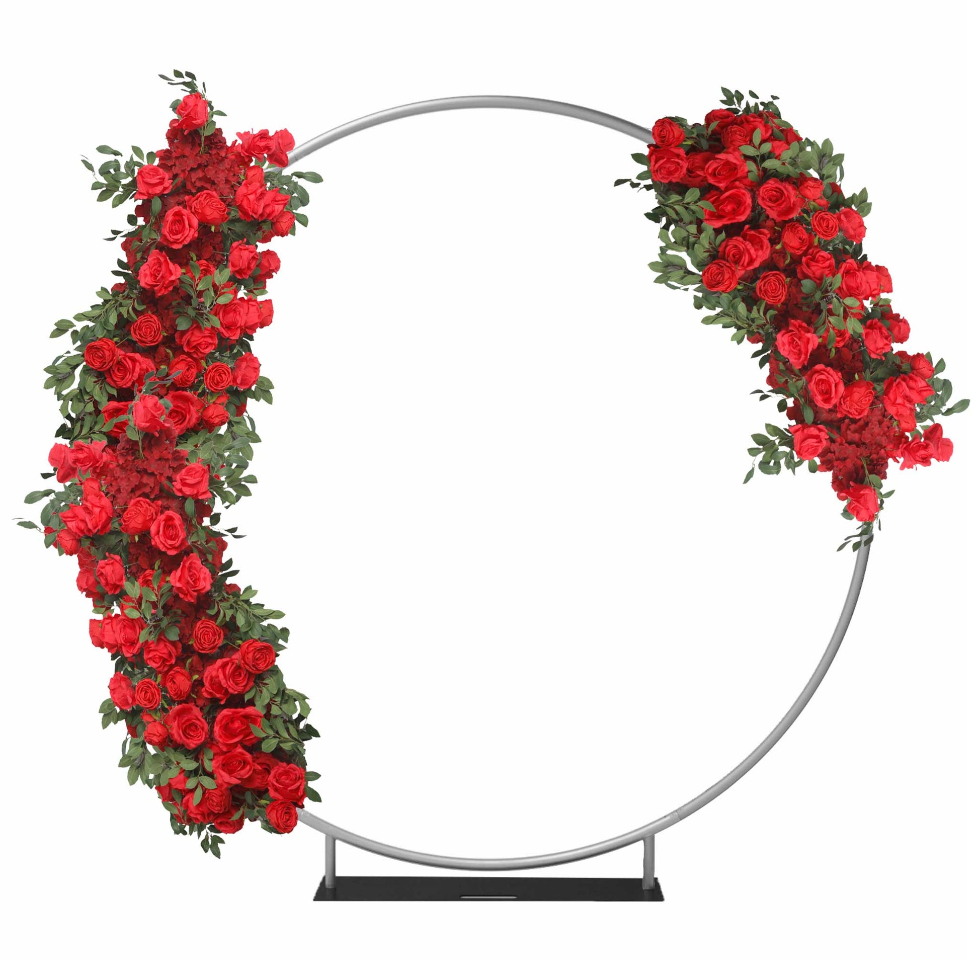 Premade Flower Backdrop Arch/Table Runner Decor - Red