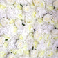 Roll Up Flower Wall Backdrop 8ft x 4ft - Ivory