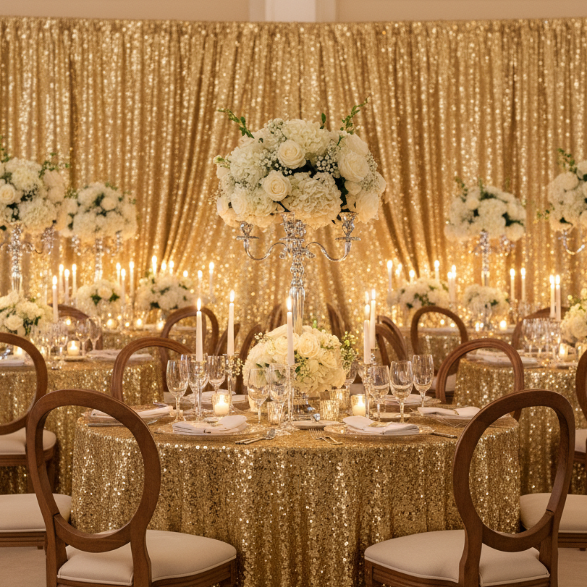 Romantic Candlelit Reception