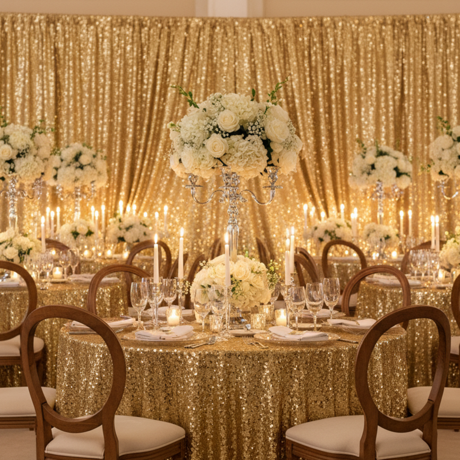 Romantic Candlelit Reception