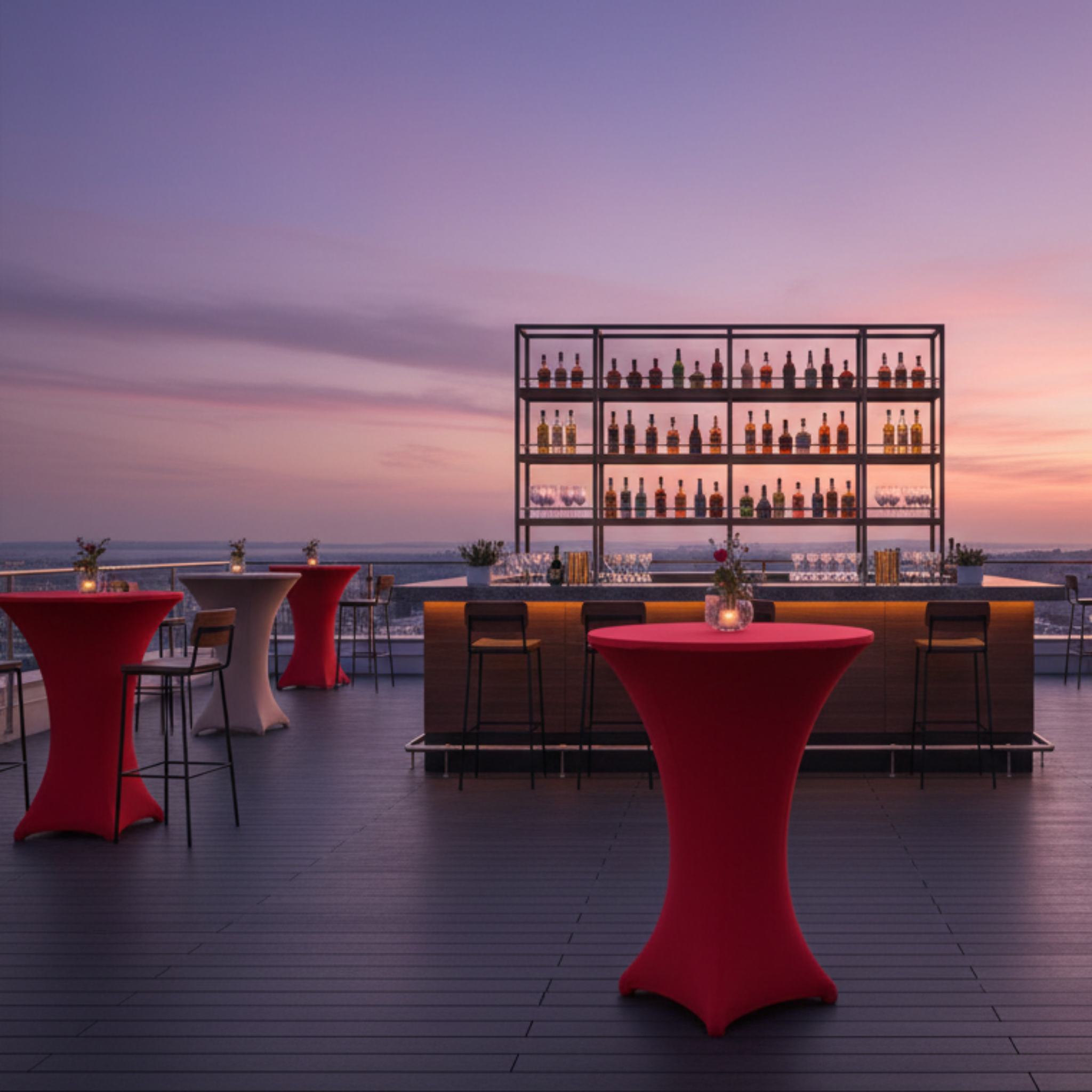 Rooftop Terrace Dusk