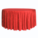 Round Velvet Tablecloth with Ruffle main image 1