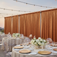 Rust Velvet Drape - Outdoor Gala