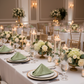 Sage Green Velvet Napkin – Tablescape