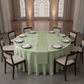 Satin 132" Round Tablecloth - Sage Green