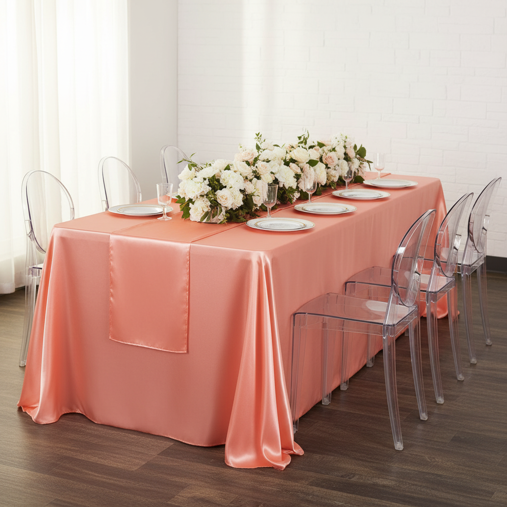 Satin Rectangular 90