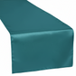 Satin Table Runner - Peacock