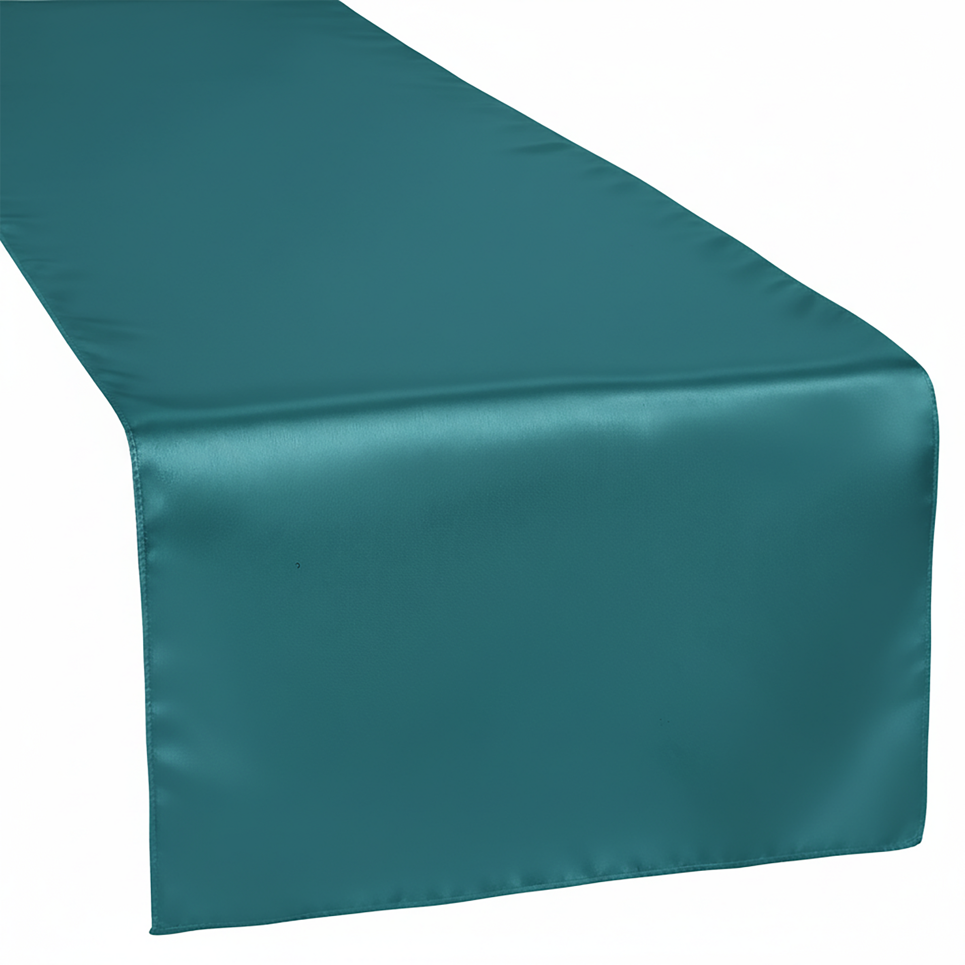 Satin Table Runner - Peacock