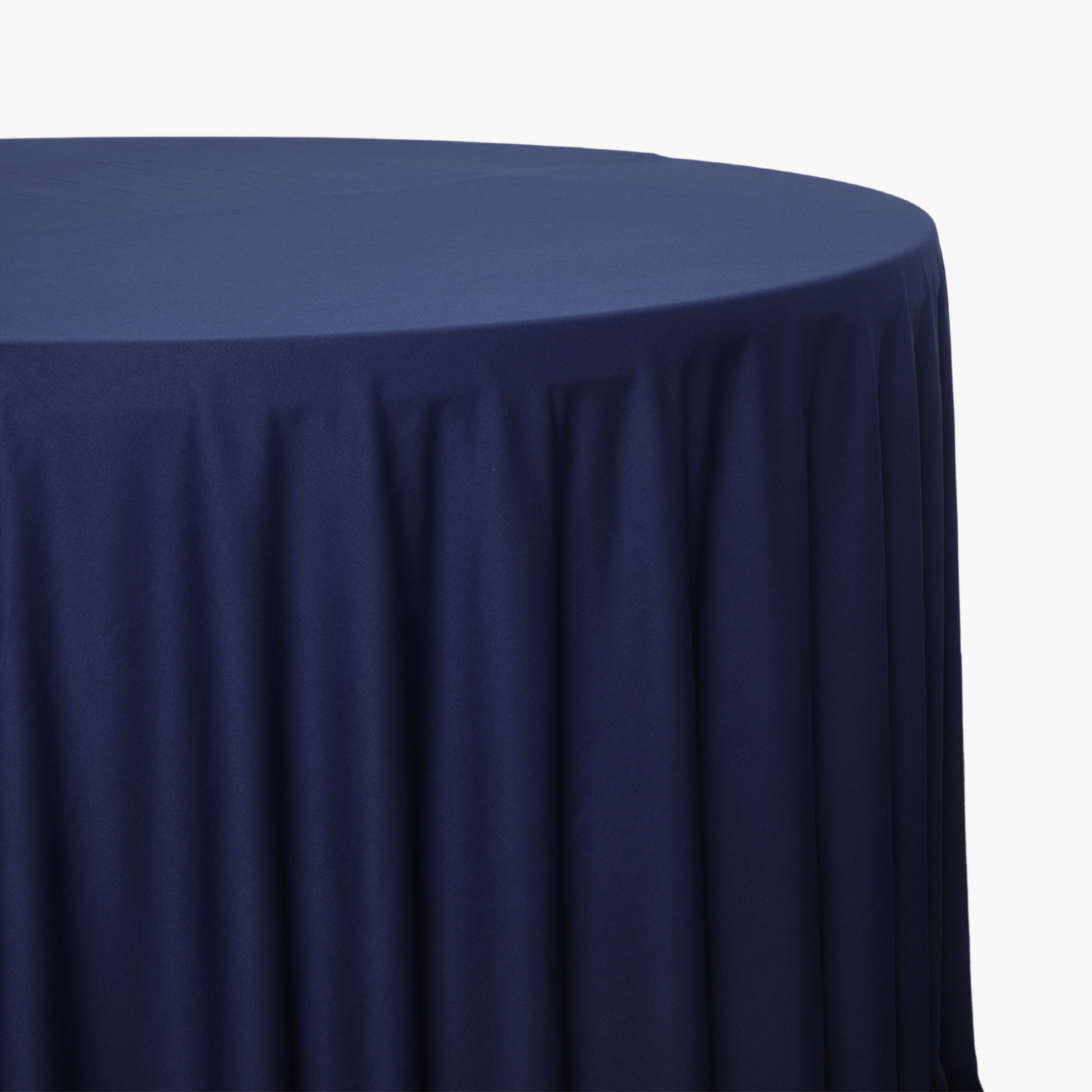 Scuba 108" Round Tablecloth - Navy Blue