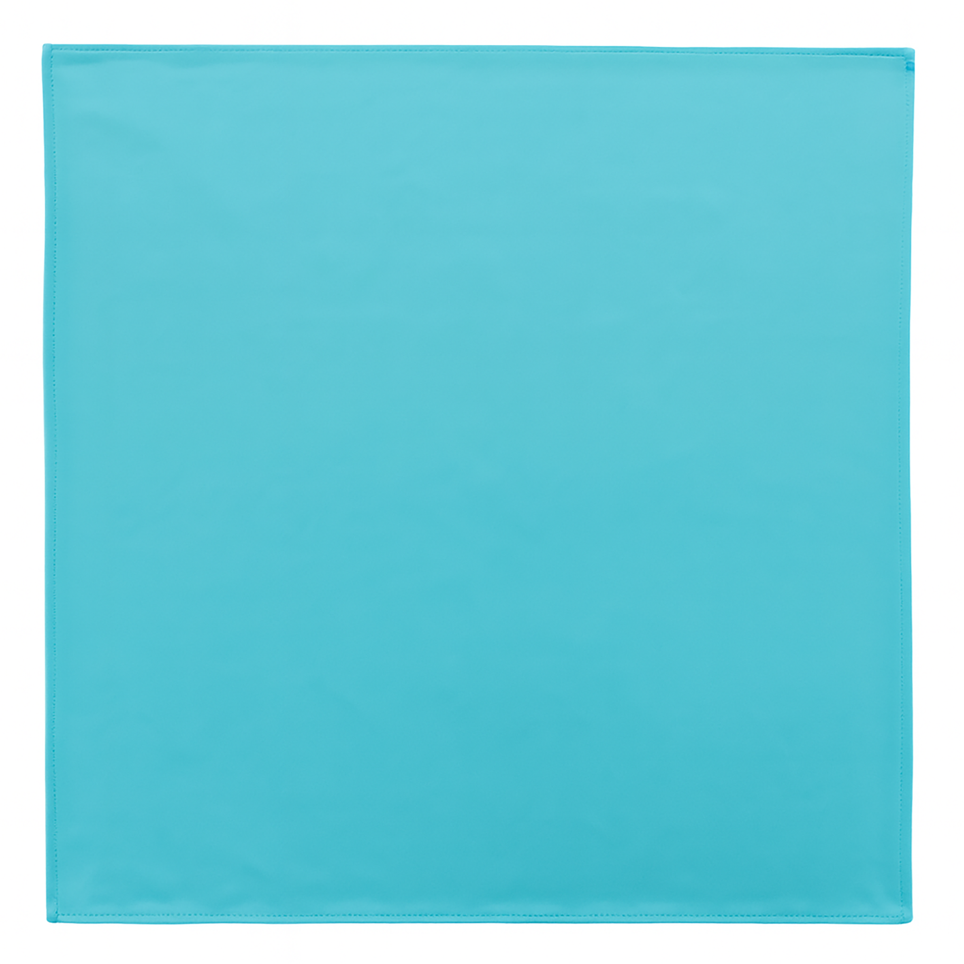 Scuba Napkin 20"x20" Turquoise laid flat