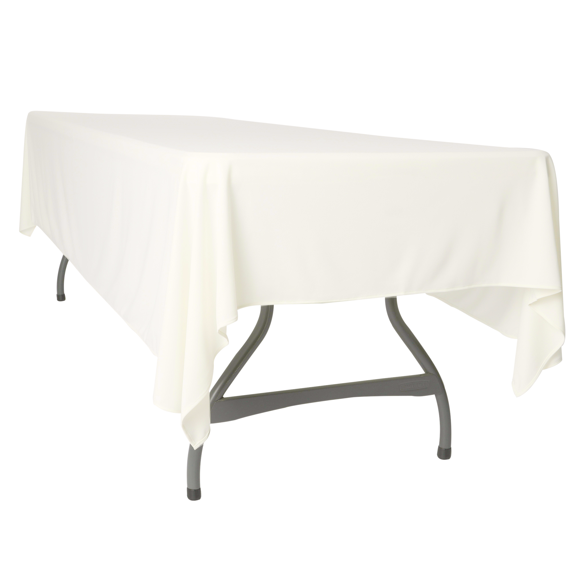 Scuba 60"x120" Rectangular Tablecloth - Ivory - CV Linens™