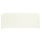 Scuba 90"x132" Rectangular Oblong Tablecloth - Ivory