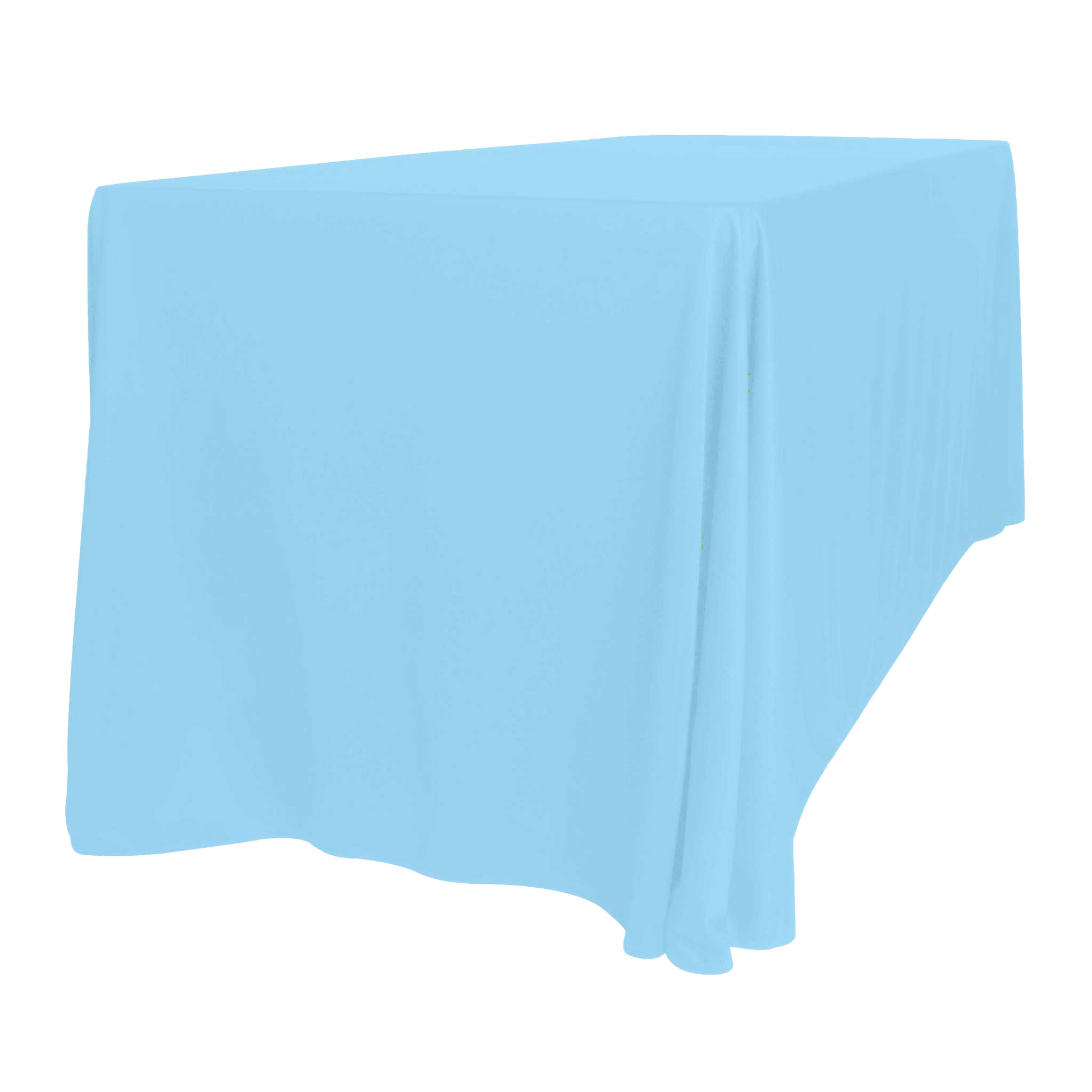 Scuba 90"x156" Rectangular Oblong Tablecloth - Baby Blue