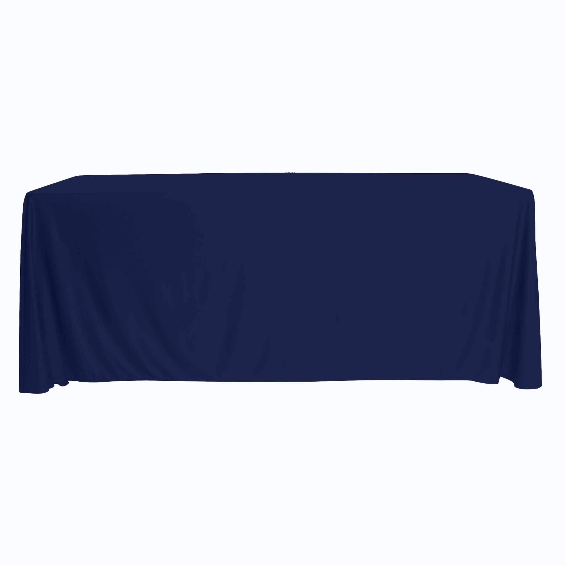 Scuba 90"x156" Rectangular Oblong Tablecloth - Navy Blue