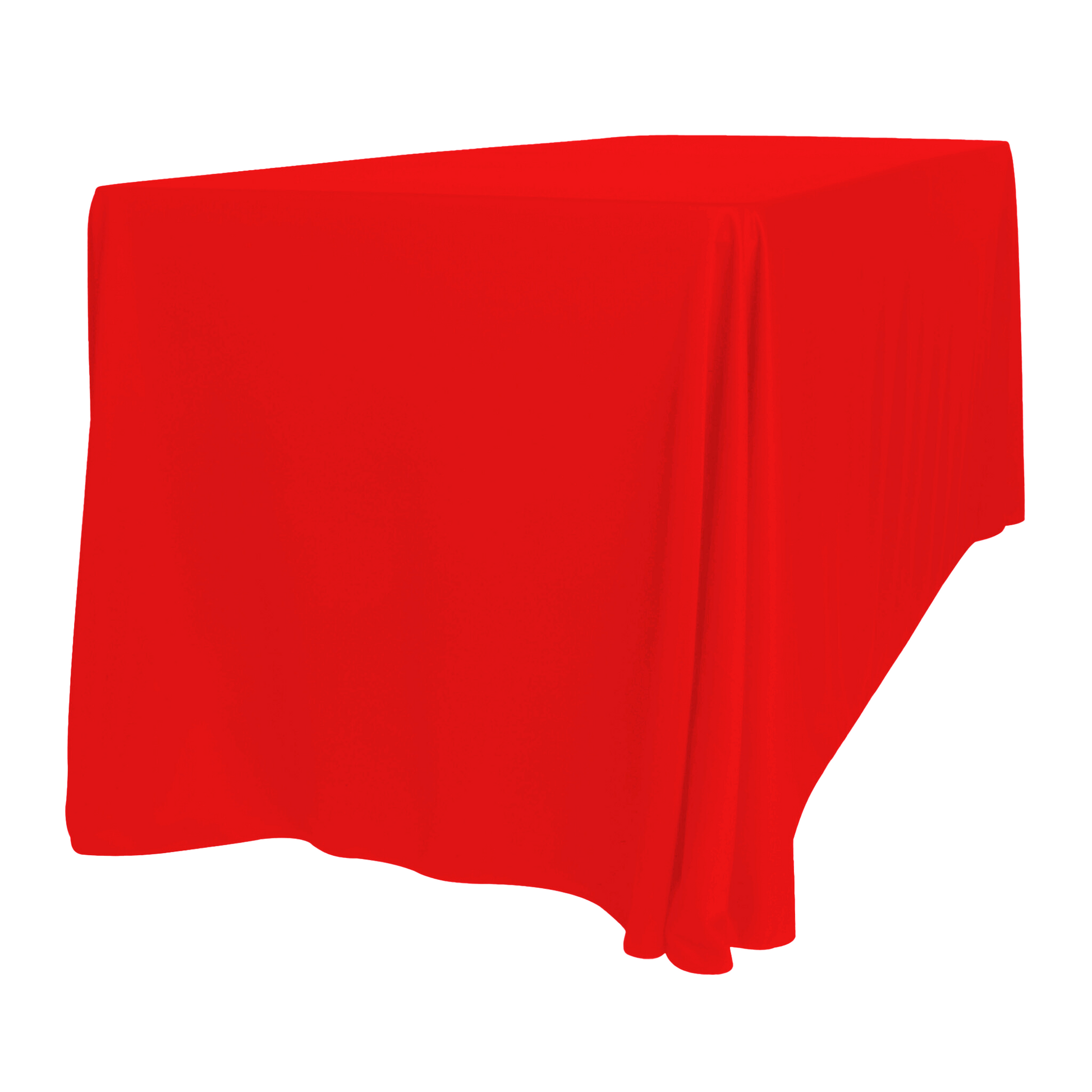 Scuba 90"x132" Rectangular Oblong Tablecloth - Red