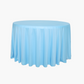 Scuba 108" Round Tablecloth - Baby Blue