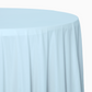 Scuba 120" Round Tablecloth - Dusty Blue