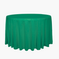 Scuba 108" Round Tablecloth - Emerald Green