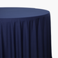 Scuba 120" Round Tablecloth - Navy Blue