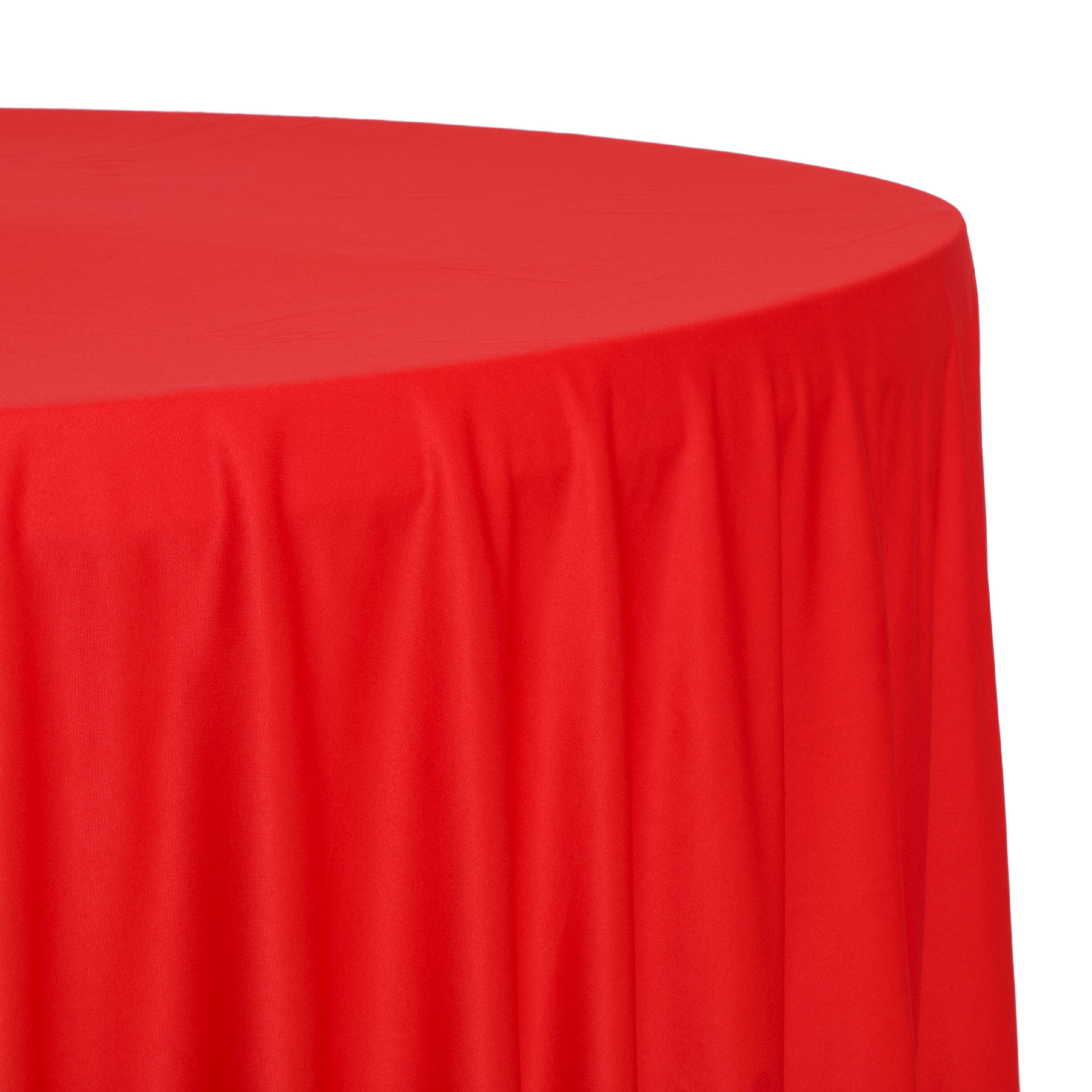 Scuba 120" Round Tablecloth - Red