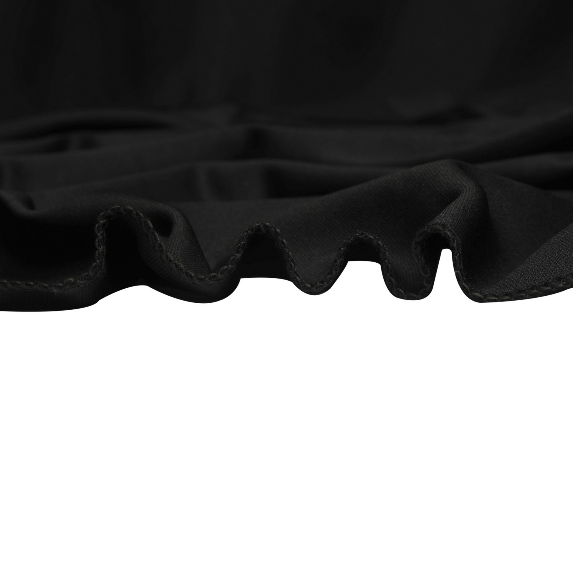 Scuba 120" Round Tablecloth - Black
