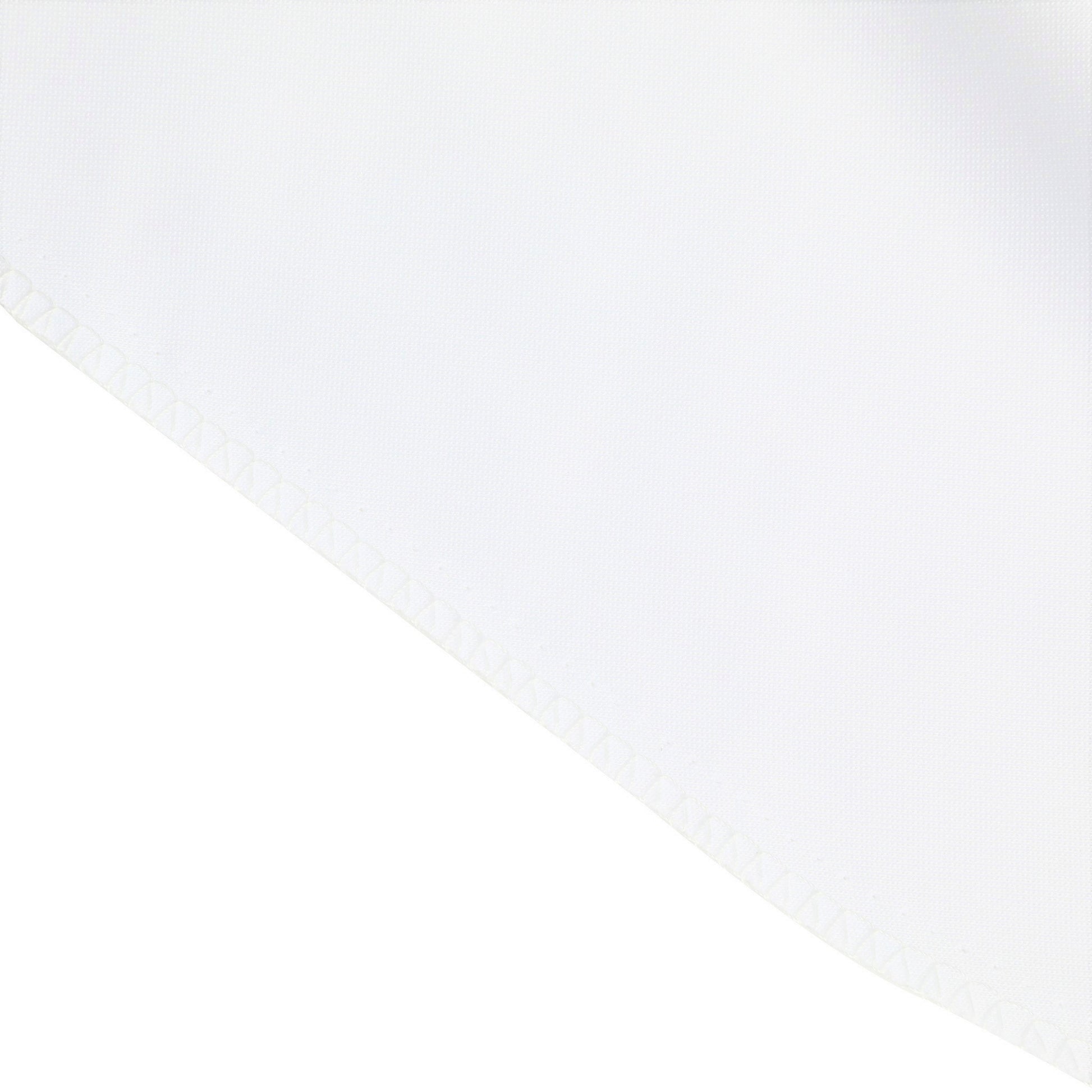 Scuba 132" Round Tablecloth - White