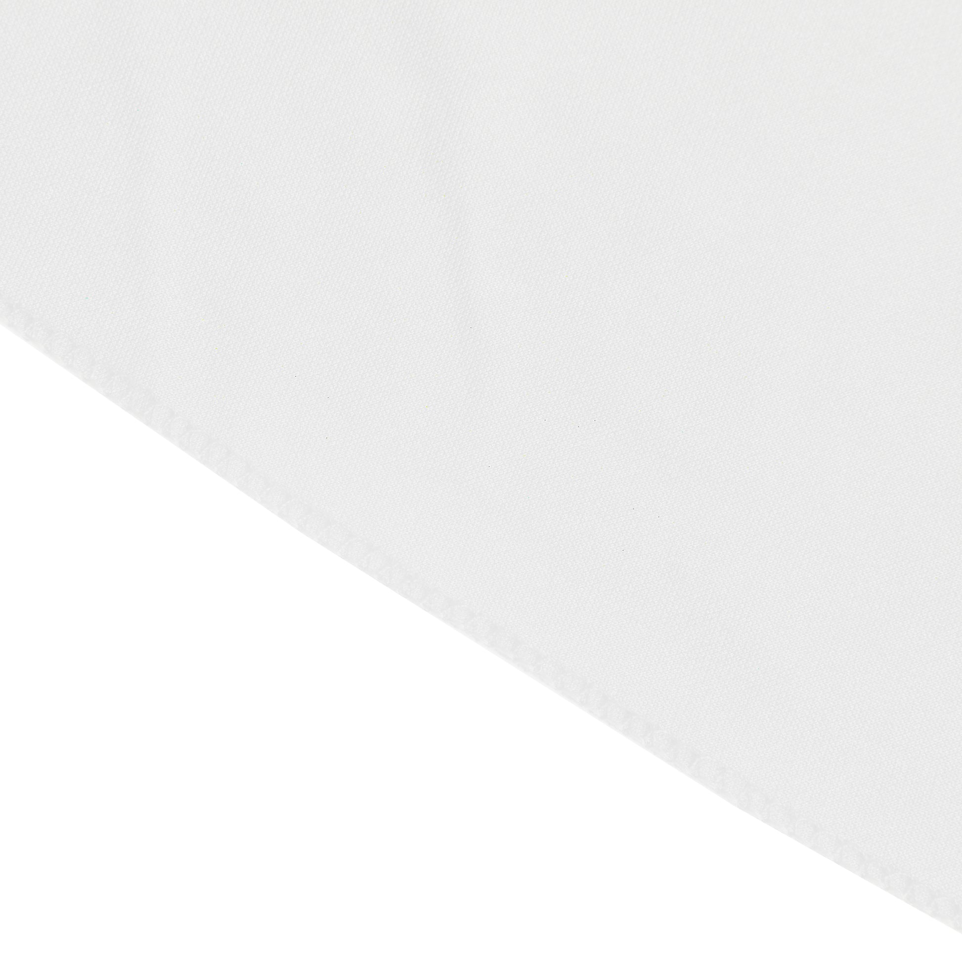 Scuba 90"x156" Rectangular Oblong Tablecloth - White