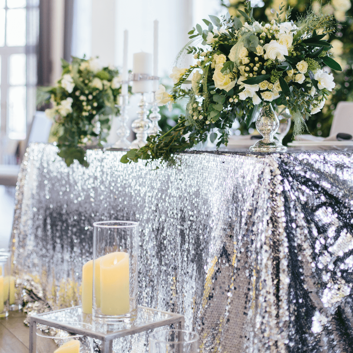 Long discount tablecloths sale