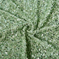 Sage Green sequin velvet fabric