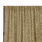 Sequin Velvet 12ft H x 52" W Drape/Backdrop Curtain Panel - Champagne